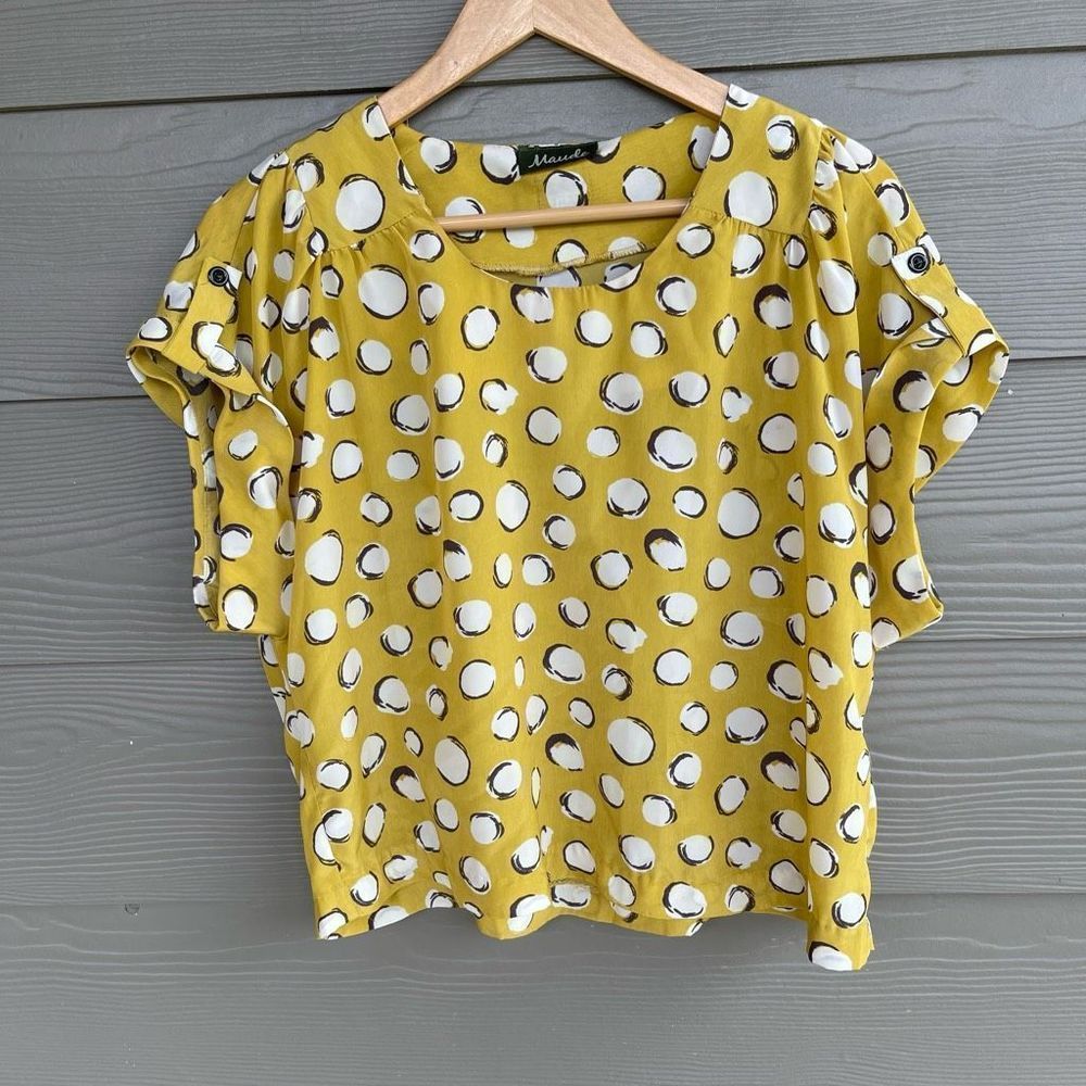 Maude geometric shape blouse